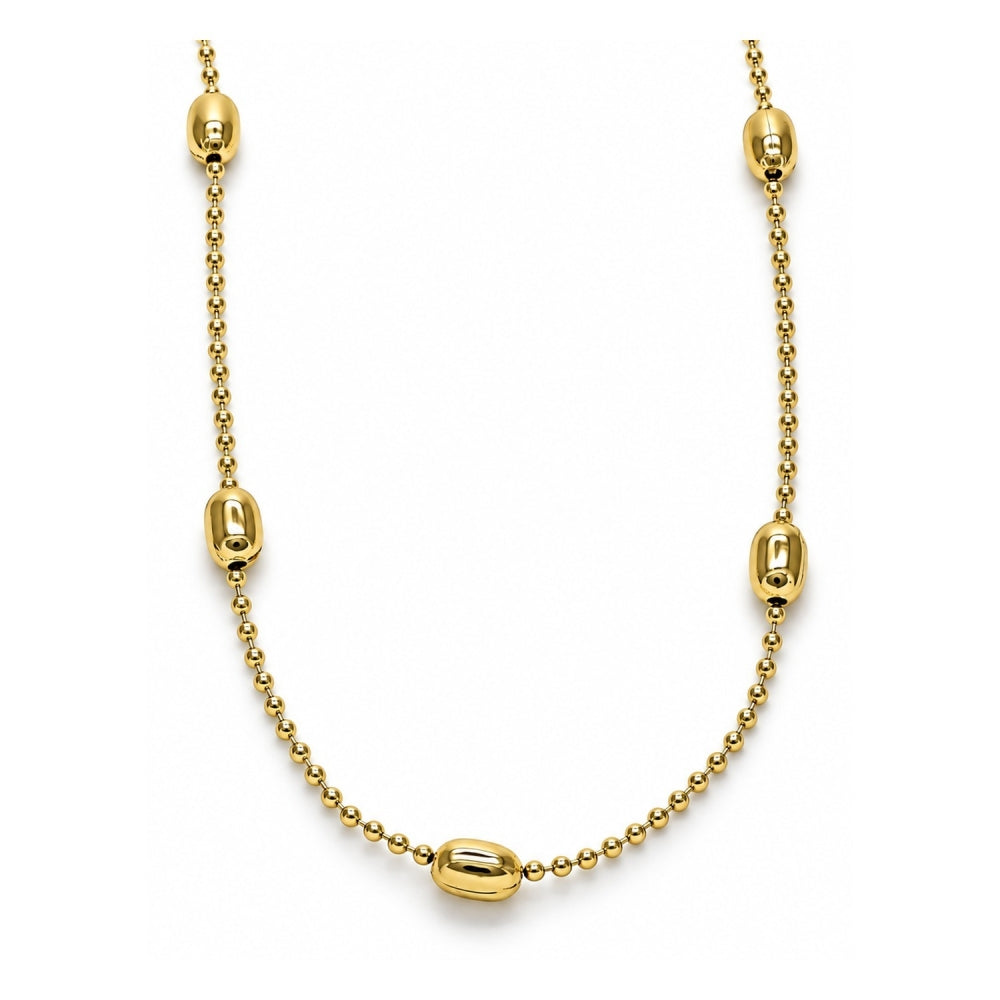 Oro Laminado Basic Necklace, Gold Filled Style Polished, Golden Finish