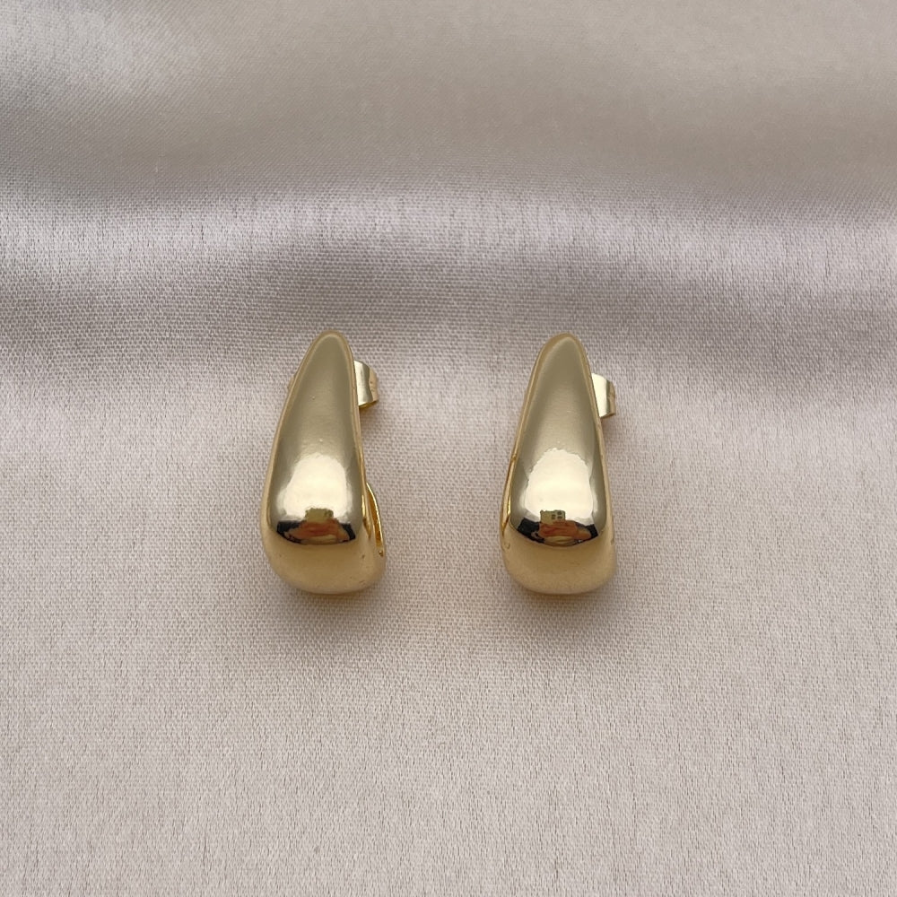 Oro Laminado Small Hoop, Gold Filled Style Polished, Golden Finish