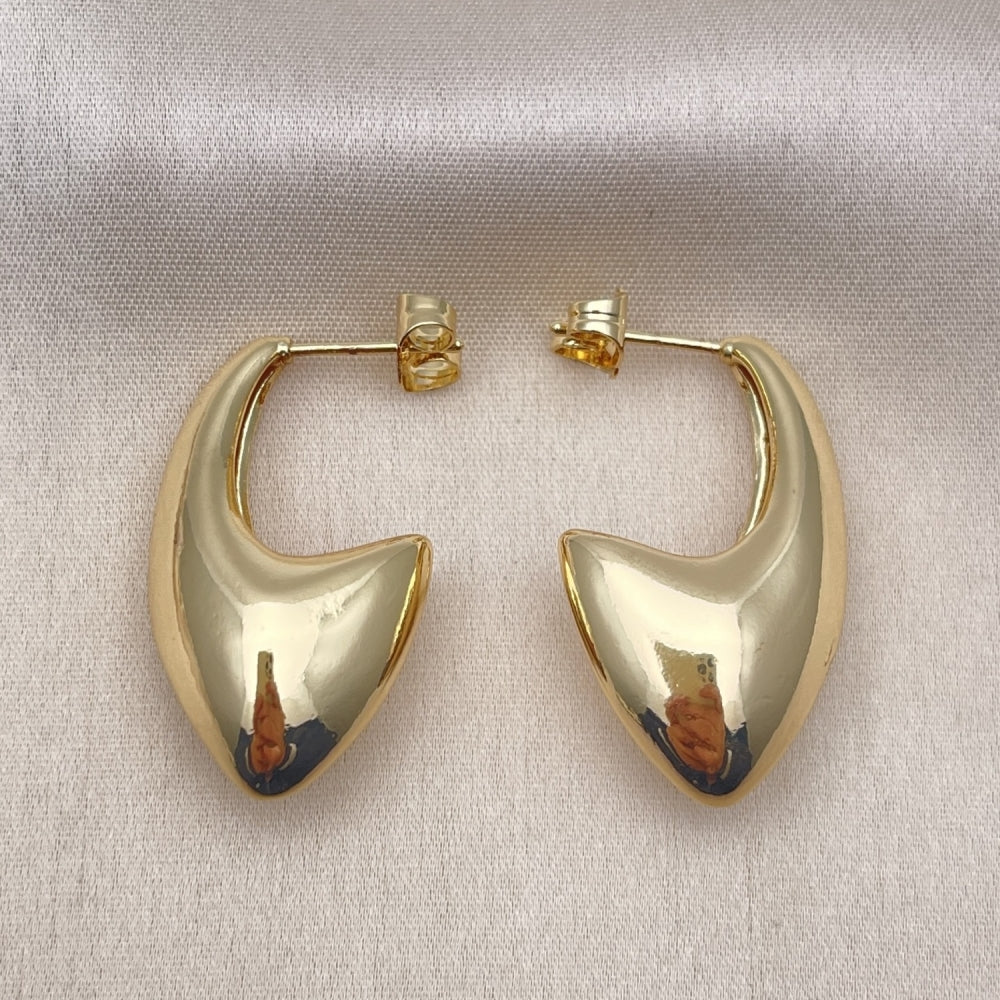 Oro Laminado Small Hoop, Gold Filled Style Polished, Golden Finish