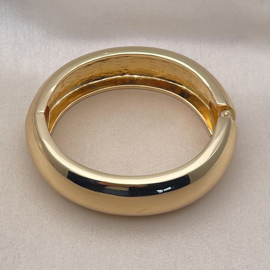 Oro Laminado Individual Bangle, Gold Filled Style Polished, Golden Finish