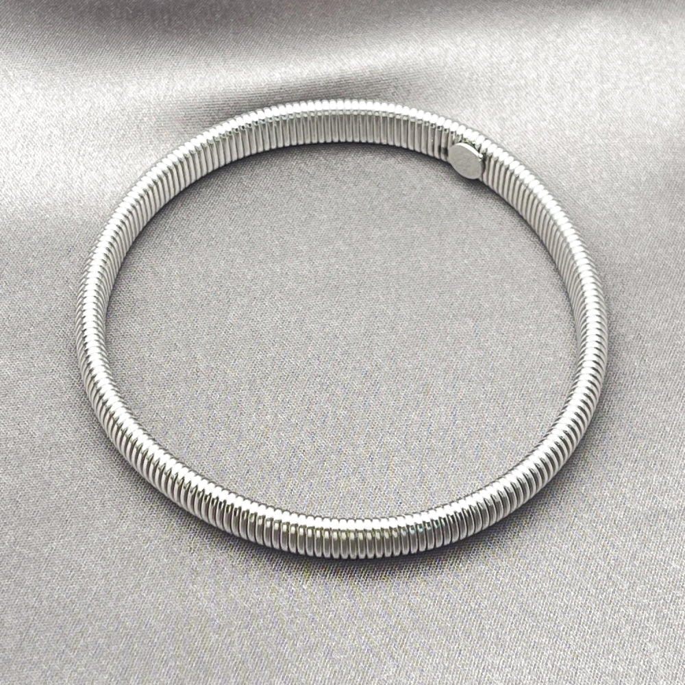 Stainless Steel Fancy Bracelet, Polished, Steel Finish