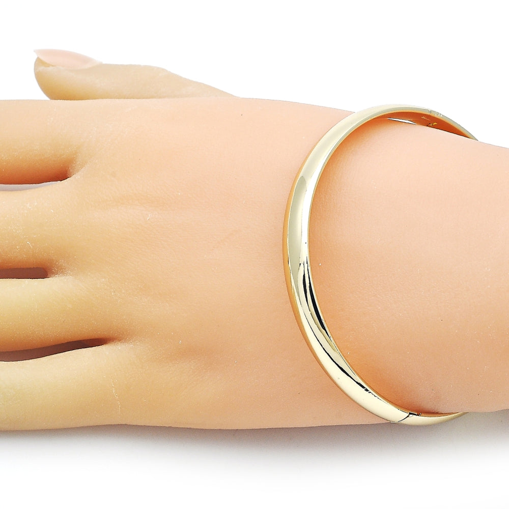 Oro Laminado Individual Bangle, Gold Filled Style Polished, Golden Finish