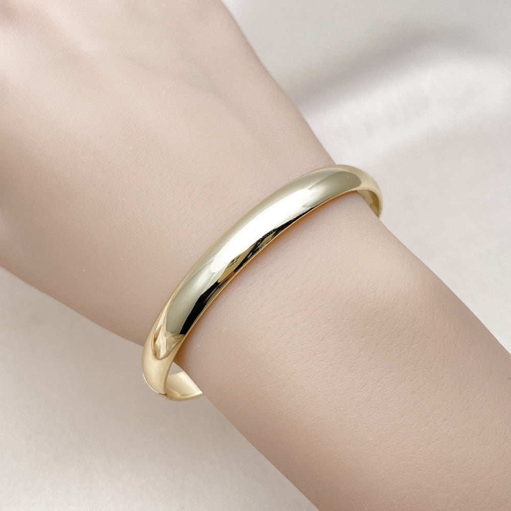 Oro Laminado Individual Bangle, Gold Filled Style Polished, Golden Finish
