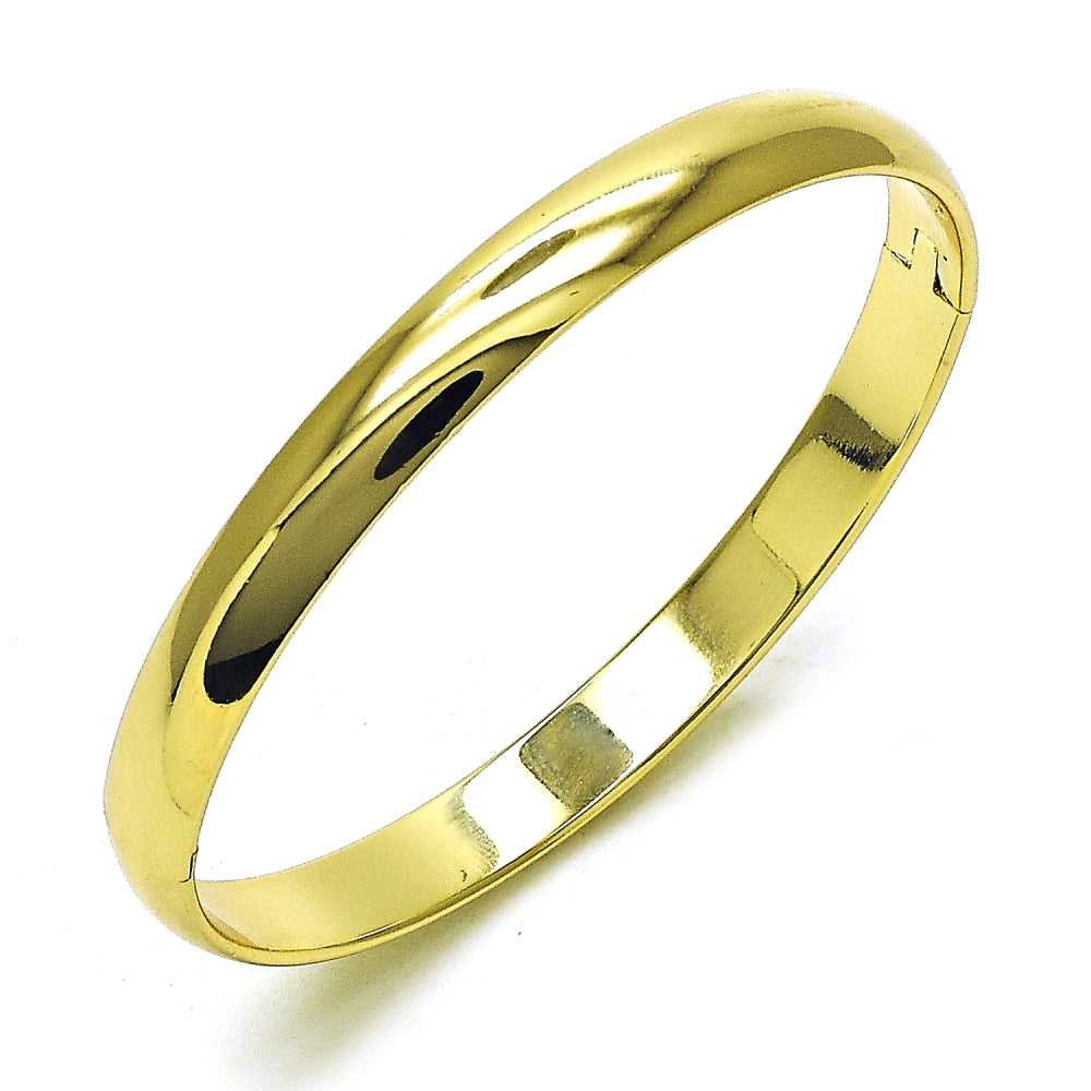 Oro Laminado Individual Bangle, Gold Filled Style Polished, Golden Finish