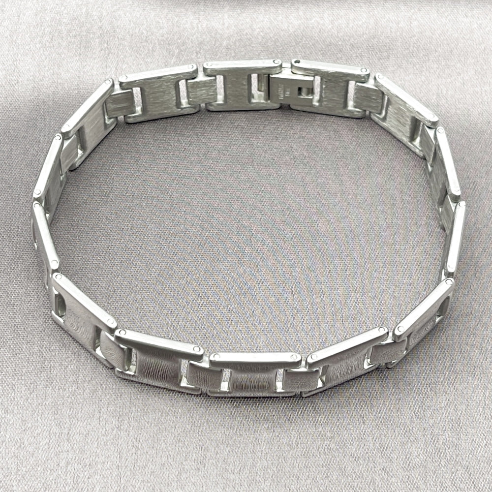 Stainless Steel Solid Bracelet, Polished, Steel Finish