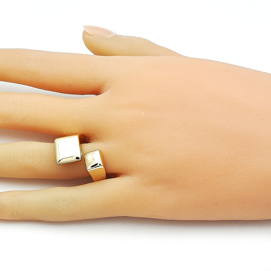 Oro Laminado Elegant Ring, Gold Filled Style Polished, Golden Finish