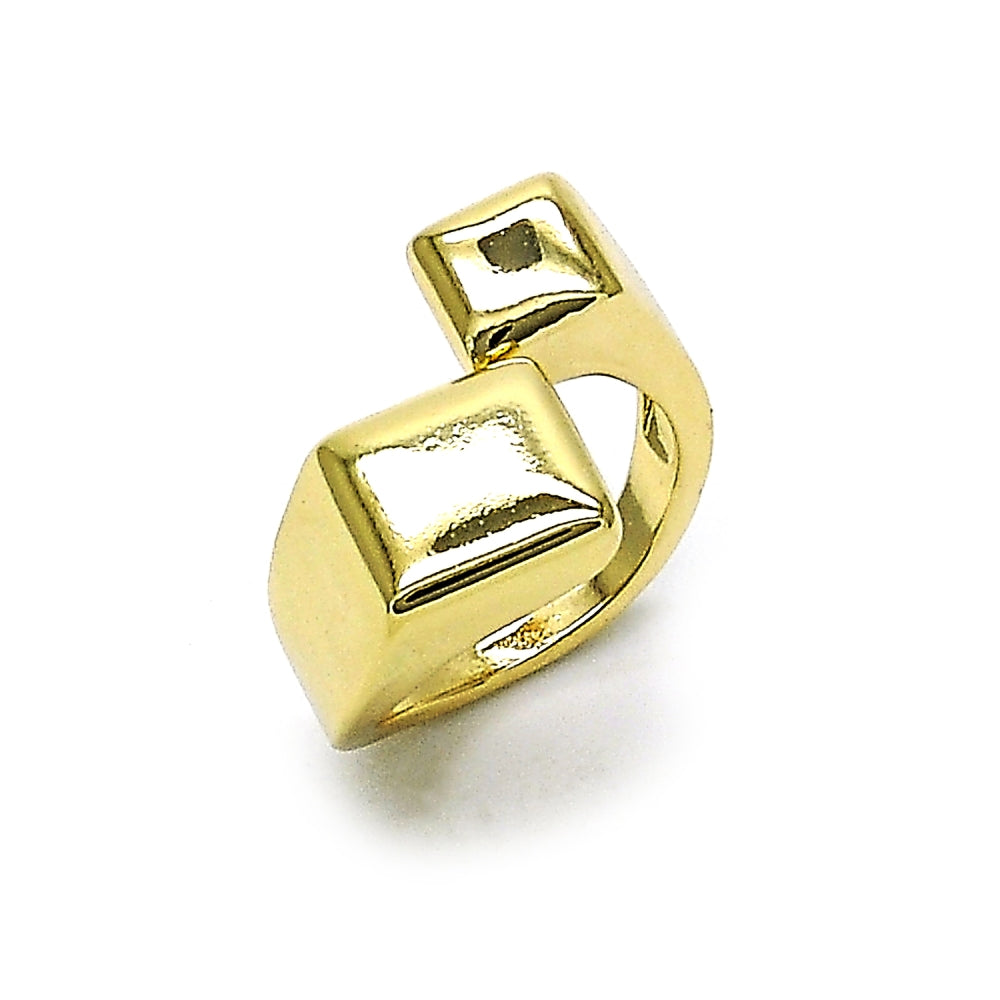 Oro Laminado Elegant Ring, Gold Filled Style Polished, Golden Finish