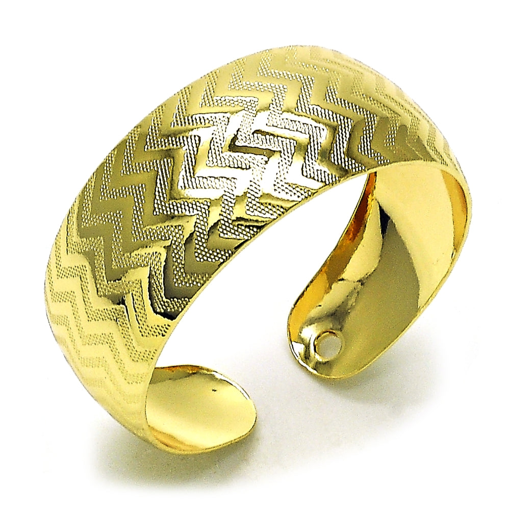 Oro Laminado Individual Bangle, Gold Filled Style Polished, Golden Finish