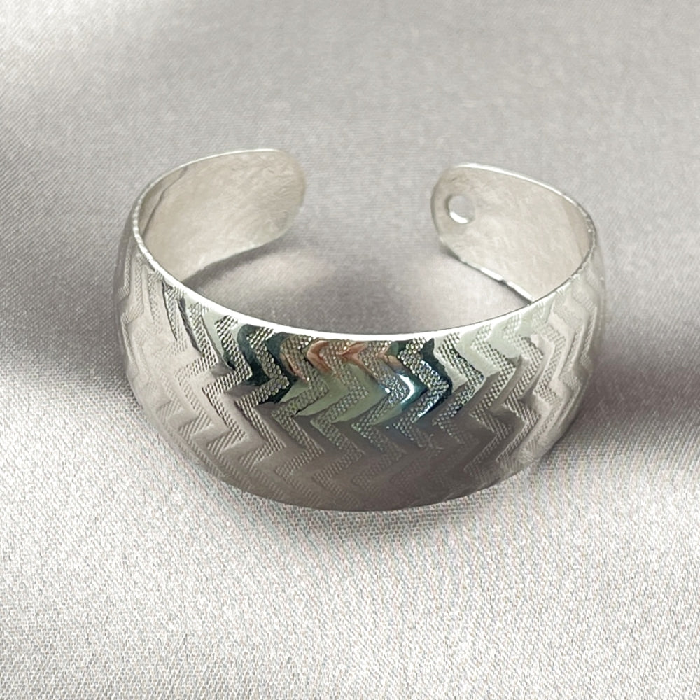 Rhodium Gold Filled Individual Bangle, Polished, Rhodium Finish