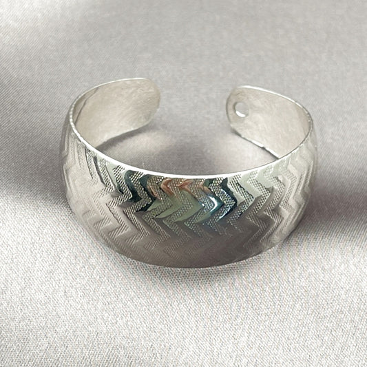 Rhodium Gold Filled Individual Bangle, Polished, Rhodium Finish