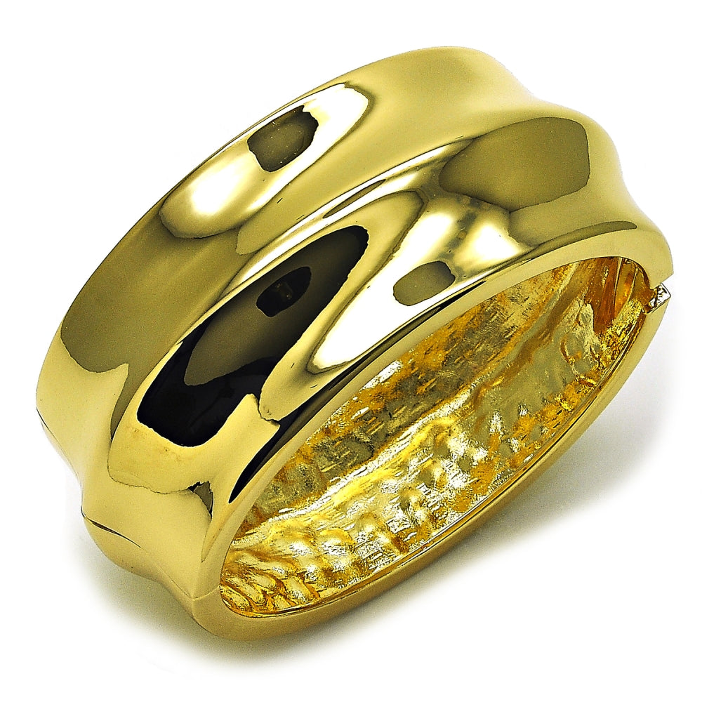 Oro Laminado Individual Bangle, Gold Filled Style Polished, Golden Finish