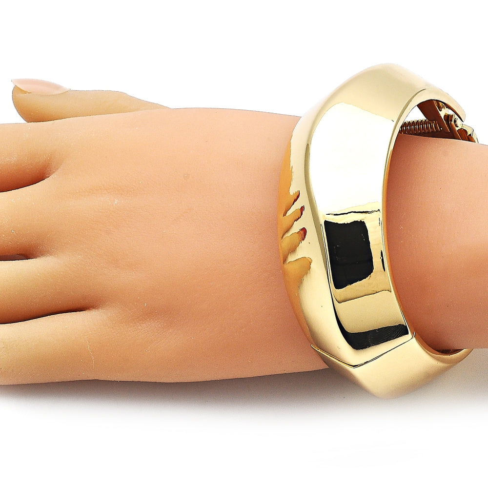 Oro Laminado Individual Bangle, Gold Filled Style Polished, Golden Finish