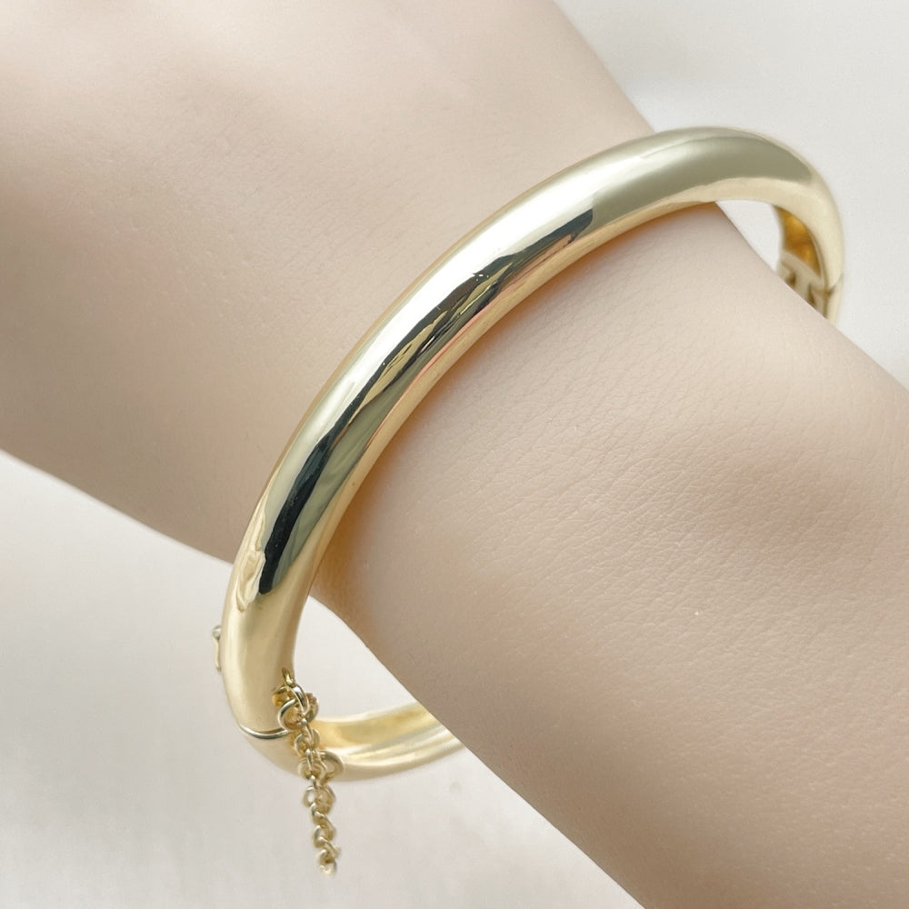 Oro Laminado Individual Bangle, Gold Filled Style Polished, Golden Finish