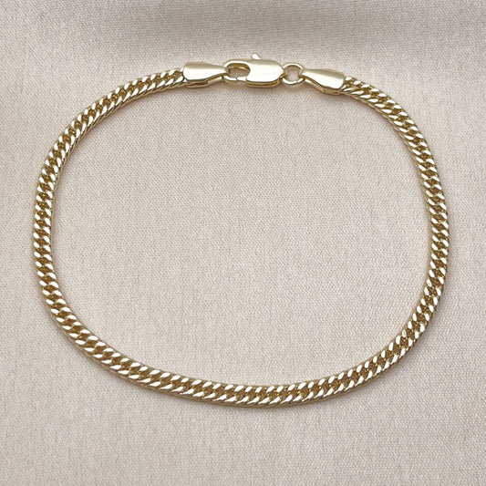 Oro Laminado Basic Bracelet, Gold Filled Style Polished, Golden Finish