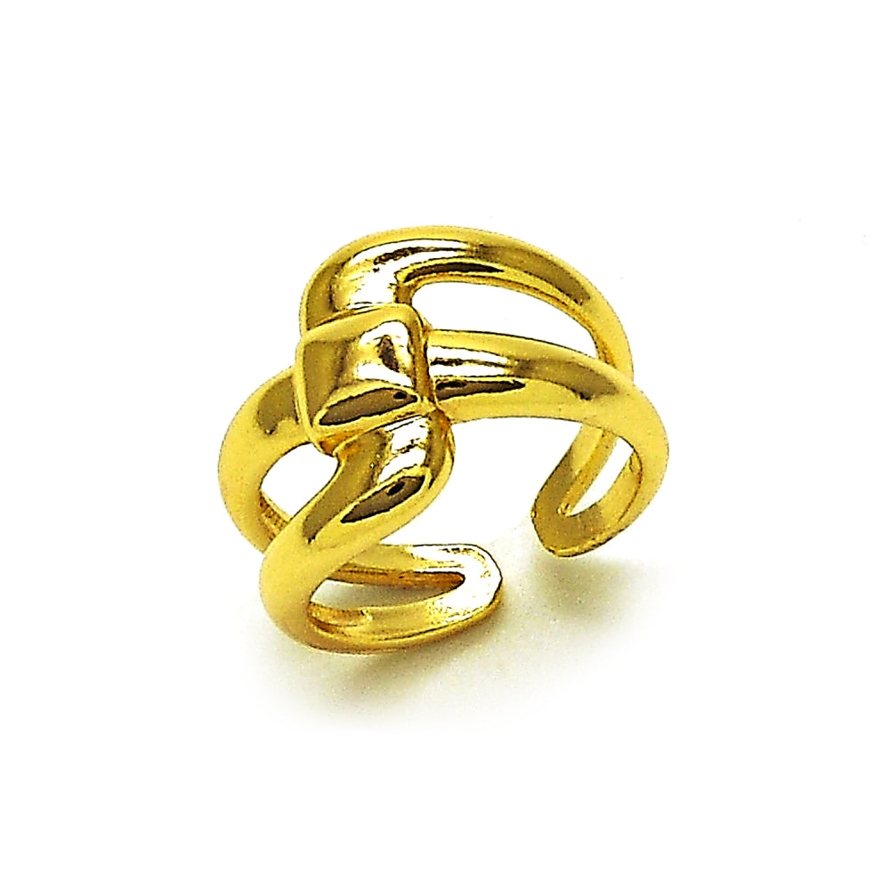 Oro Laminado Elegant Ring, Gold Filled Style Polished, Golden Finish