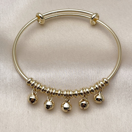 Oro Laminado Individual Bangle, Gold Filled Style Polished, Golden Finish