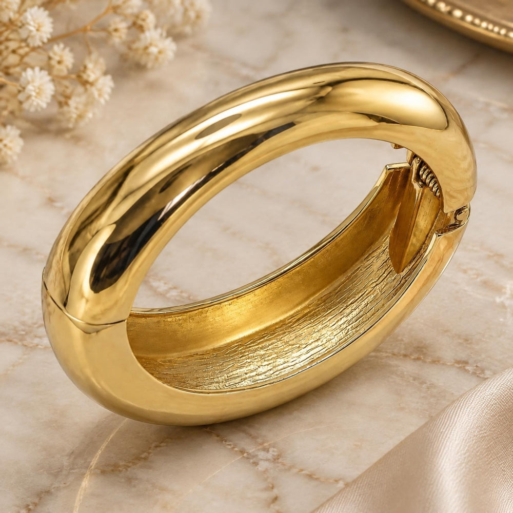 Oro Laminado Individual Bangle, Gold Filled Style Polished, Golden Finish