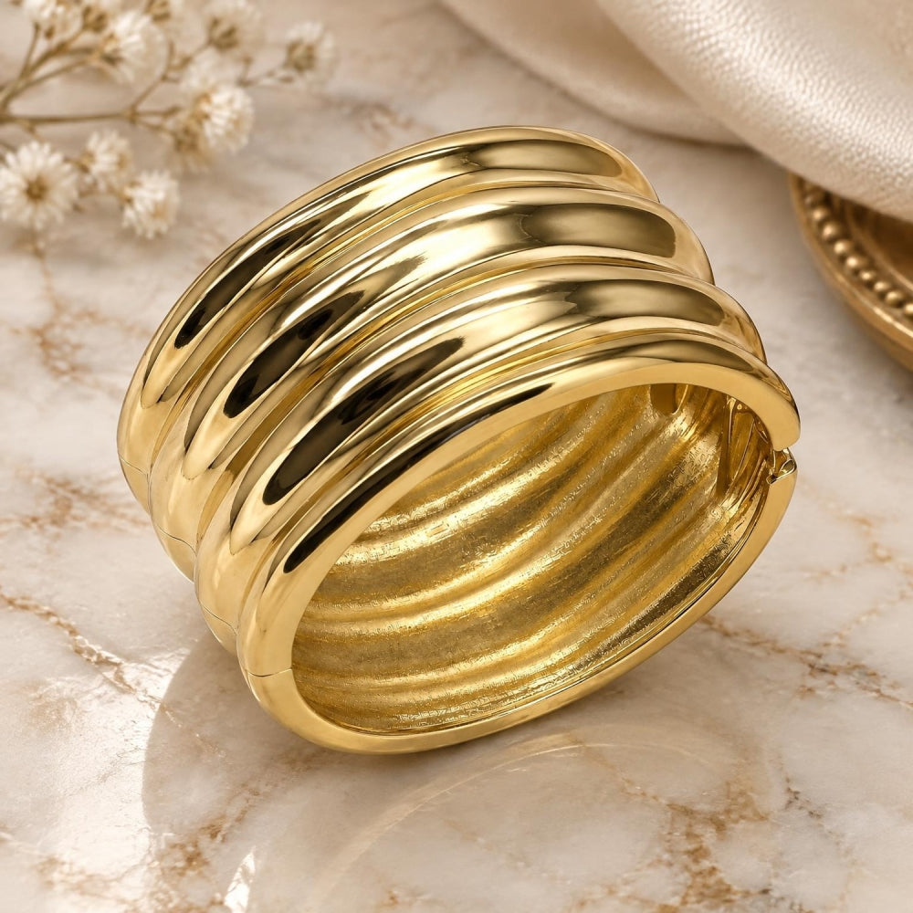 Oro Laminado Individual Bangle, Gold Filled Style Polished, Golden Finish