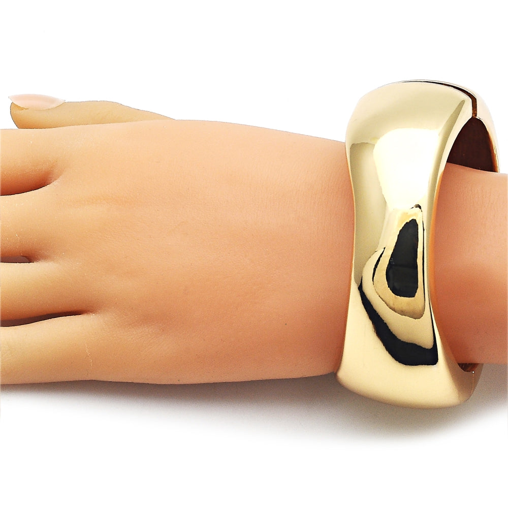 Oro Laminado Individual Bangle, Gold Filled Style Polished, Golden Finish