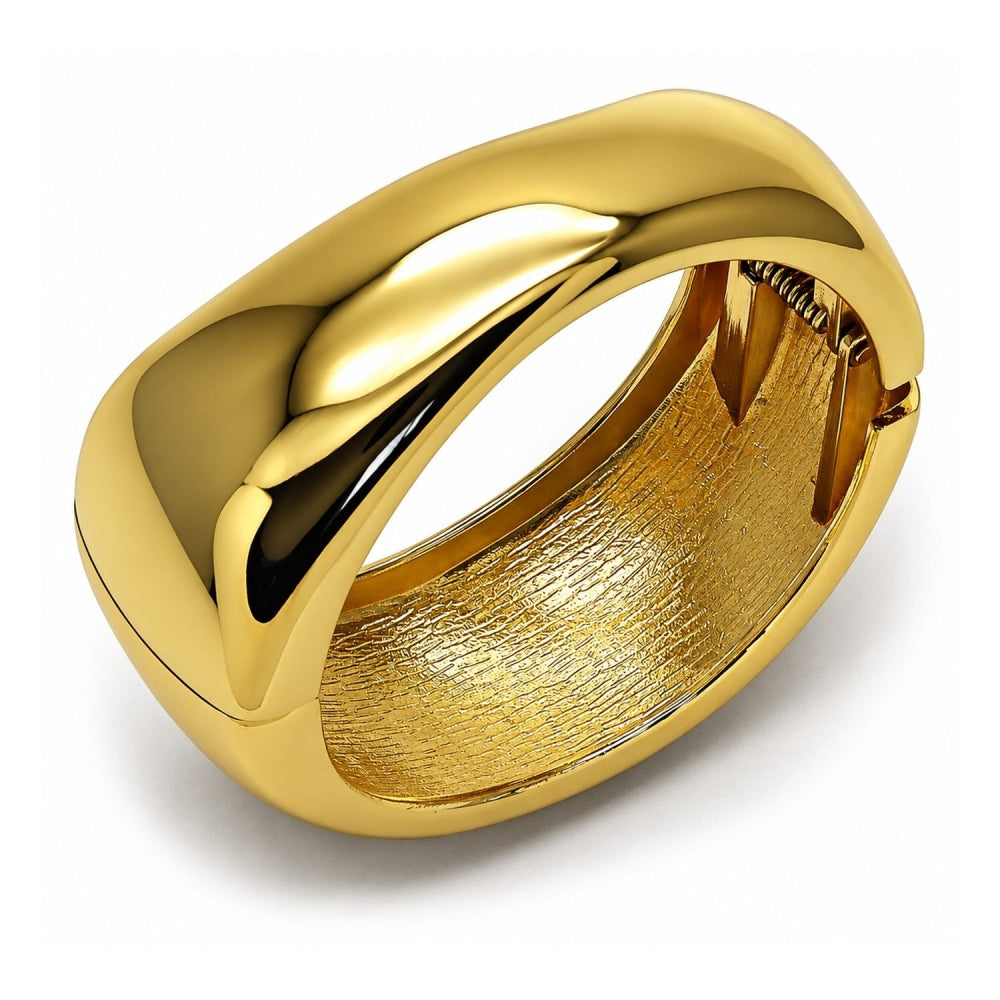 Oro Laminado Individual Bangle, Gold Filled Style Polished, Golden Finish