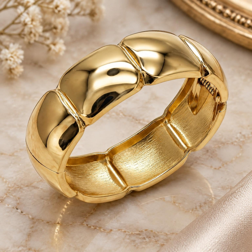 Oro Laminado Individual Bangle, Gold Filled Style Polished, Golden Finish