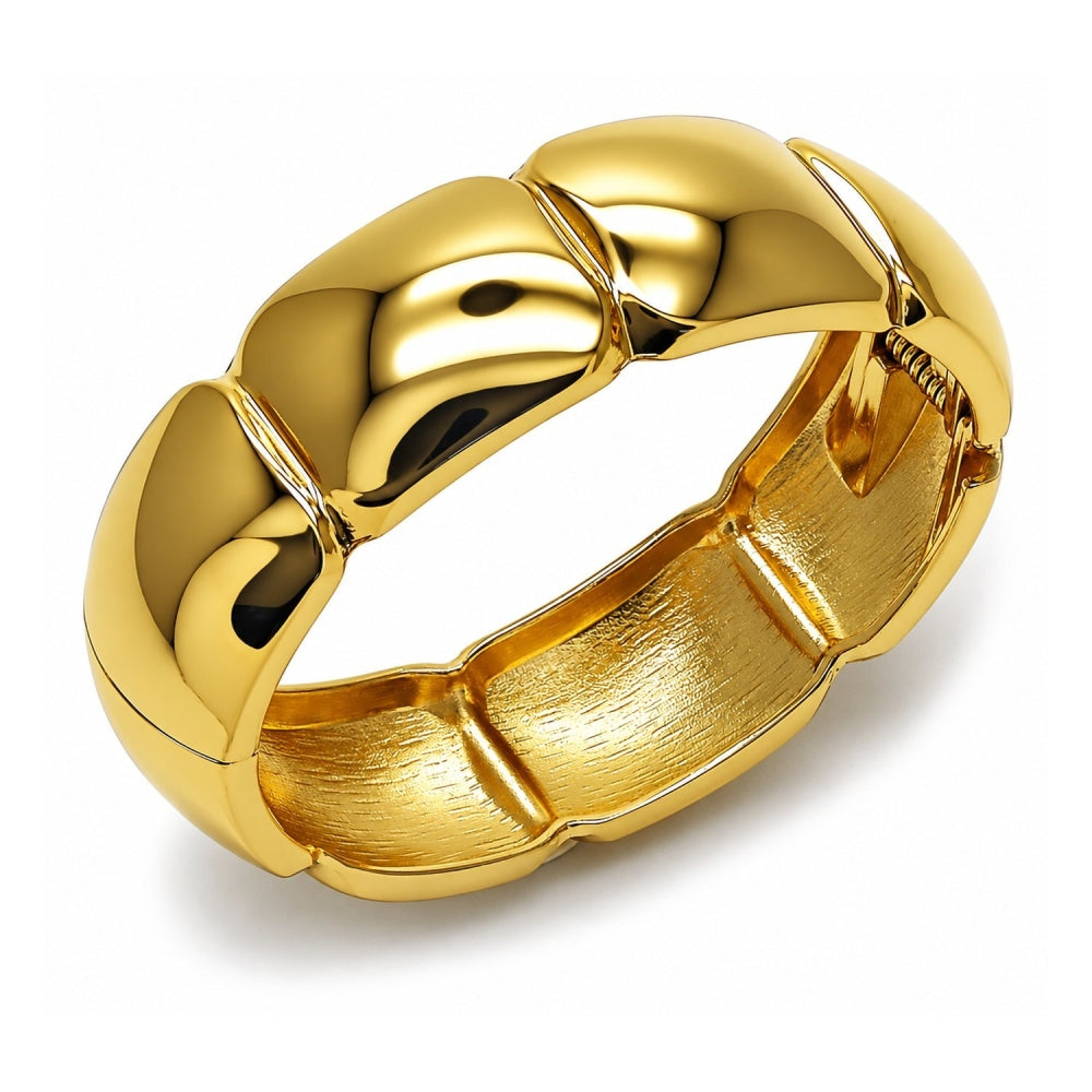 Oro Laminado Individual Bangle, Gold Filled Style Polished, Golden Finish
