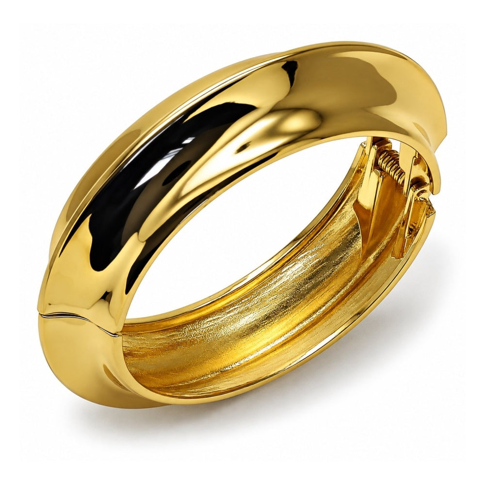 Oro Laminado Individual Bangle, Gold Filled Style Polished, Golden Finish