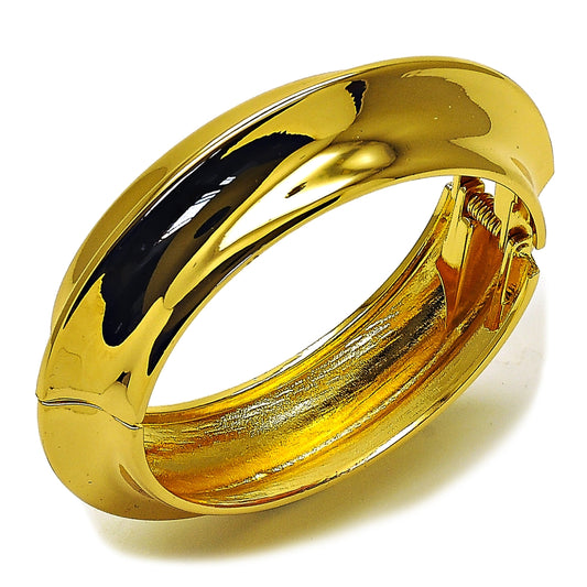 Oro Laminado Individual Bangle, Gold Filled Style Polished, Golden Finish