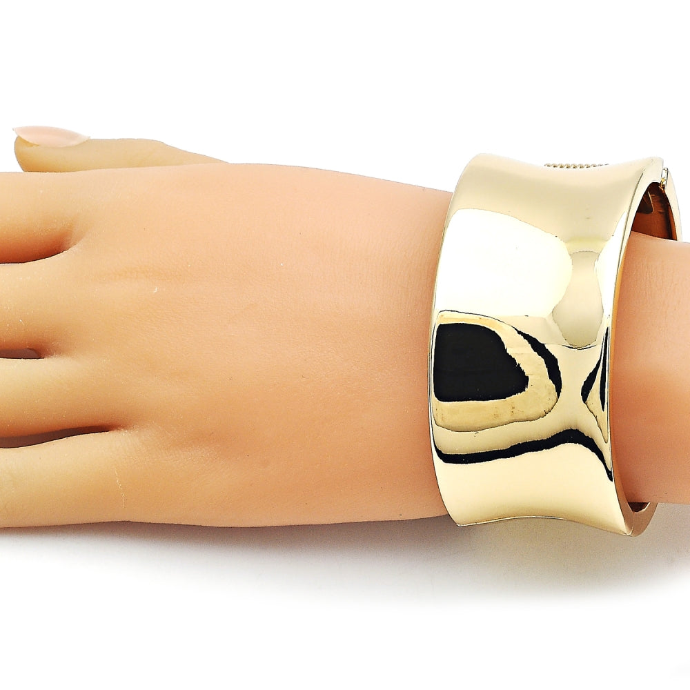 Oro Laminado Individual Bangle, Gold Filled Style Polished, Golden Finish