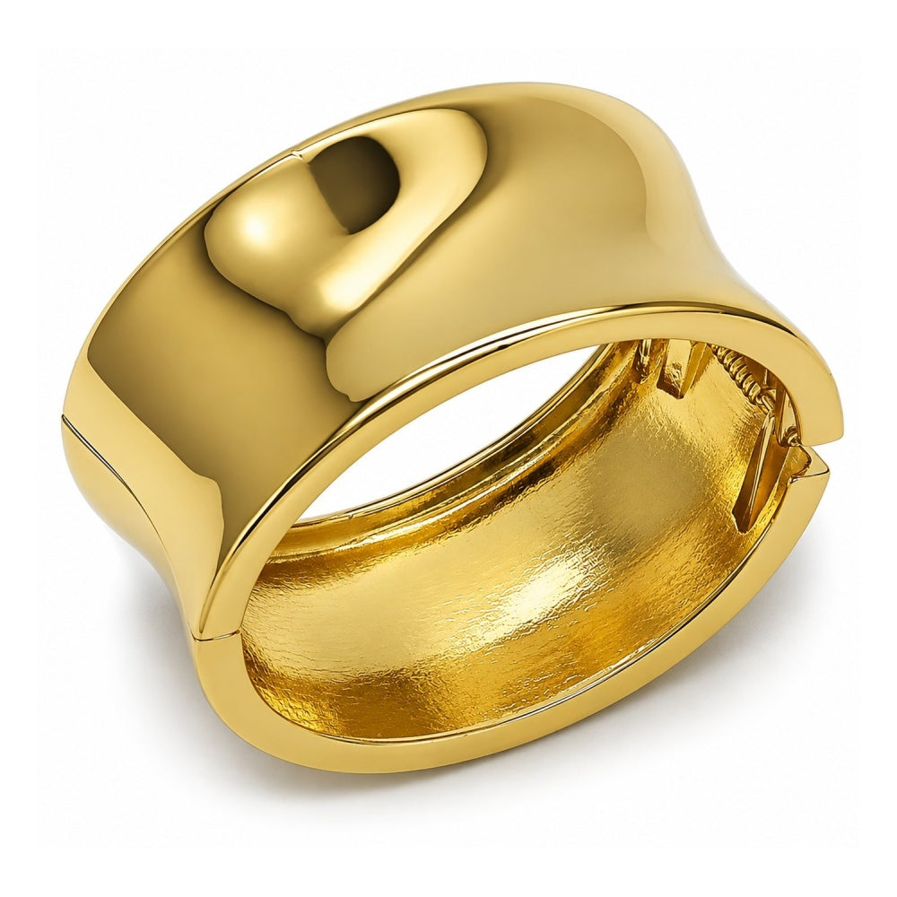 Oro Laminado Individual Bangle, Gold Filled Style Polished, Golden Finish