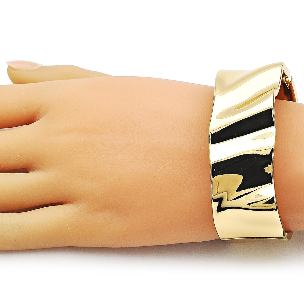Oro Laminado Individual Bangle, Gold Filled Style Polished, Golden Finish