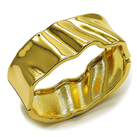Oro Laminado Individual Bangle, Gold Filled Style Polished, Golden Finish