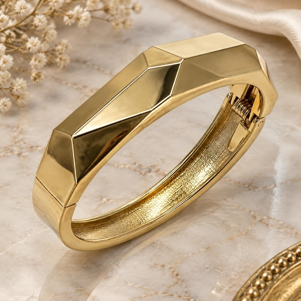 Oro Laminado Individual Bangle, Gold Filled Style Polished, Golden Finish