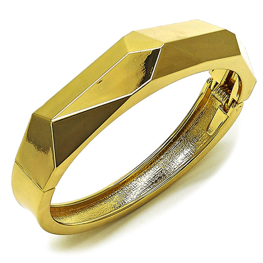Oro Laminado Individual Bangle, Gold Filled Style Polished, Golden Finish
