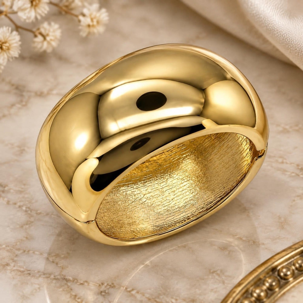 Oro Laminado Individual Bangle, Gold Filled Style Polished, Golden Finish