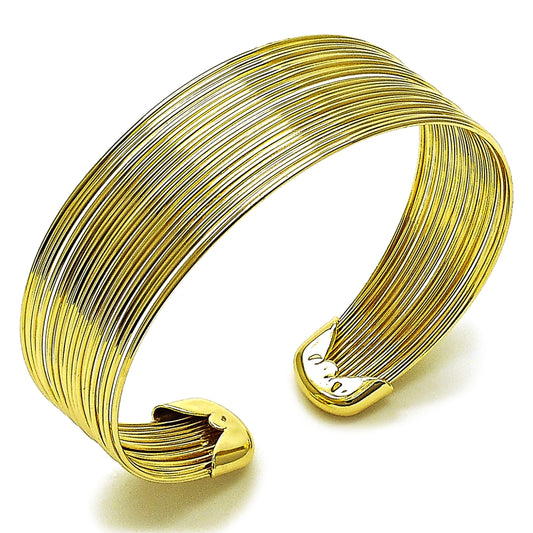 Oro Laminado Individual Bangle, Gold Filled Style Polished, Golden Finish