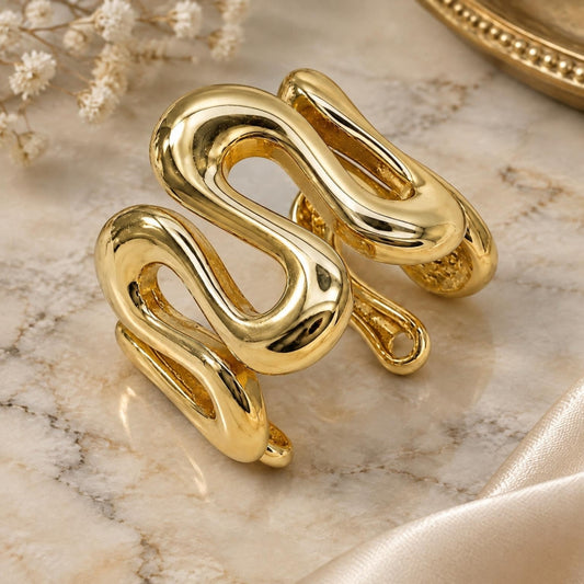 Oro Laminado Elegant Ring, Gold Filled Style Polished, Golden Finish