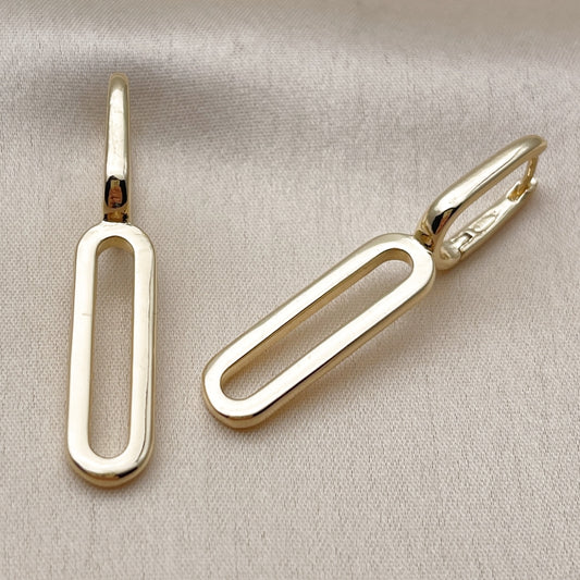Oro Laminado Huggie Hoop, Gold Filled Style Polished, Golden Finish