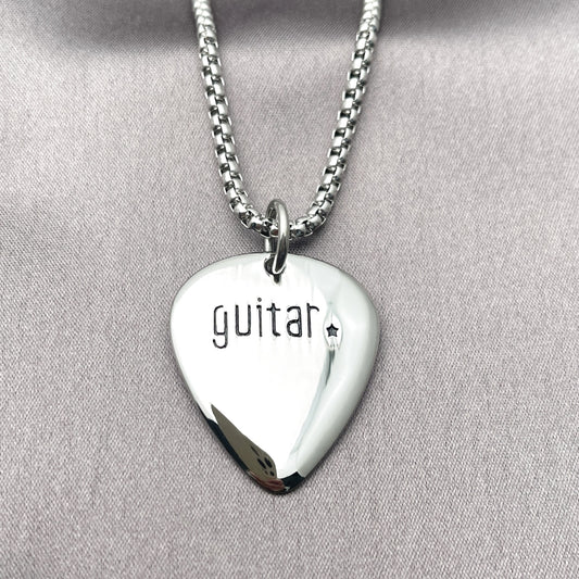 Stainless Steel Pendant Necklace, Heart Design, Polished, Steel Finish