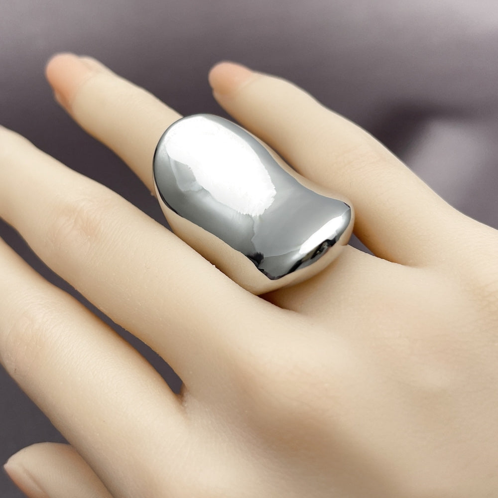 Rhodium Gold Filled Elegant Ring, Polished, Rhodium Finish