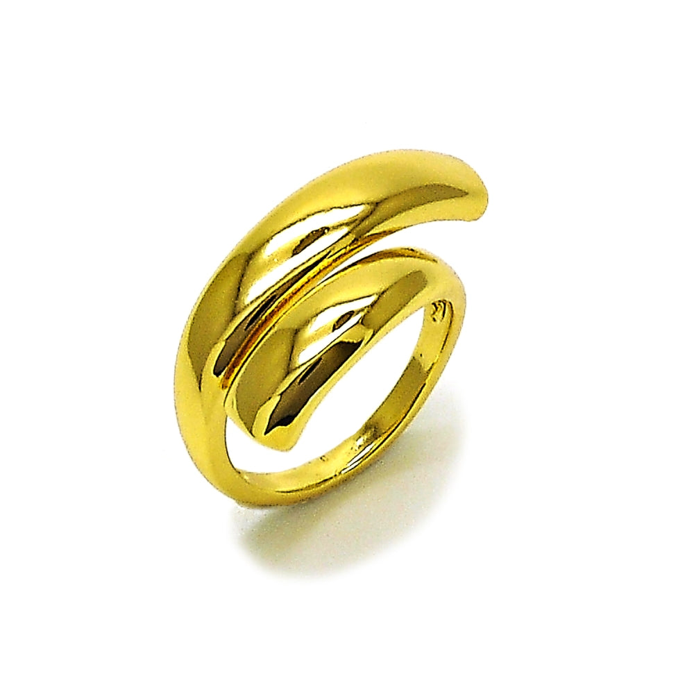 Oro Laminado Elegant Ring, Gold Filled Style Polished, Golden Finish