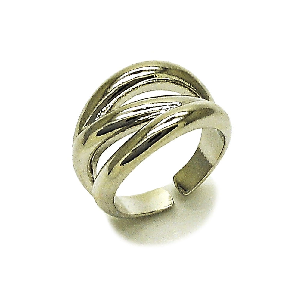Rhodium Gold Filled Elegant Ring, Polished, Rhodium Finish