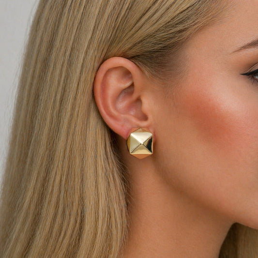 Oro Laminado Small Hoop, Gold Filled Style Polished, Golden Finish