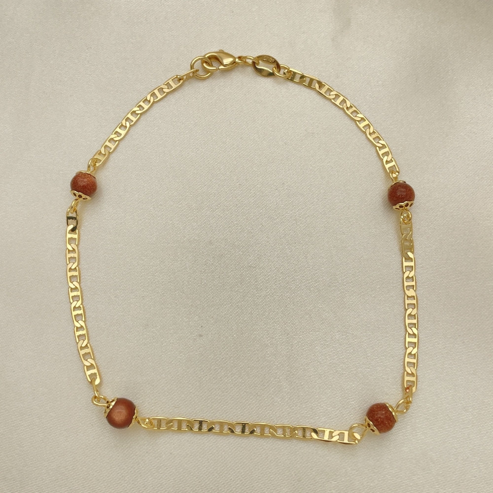 Gold Anklet - Goldstone Style Handmade with the Highest Gold Filled Style Craftsmanship - Gold Filled Anklets 03.32.0624.10