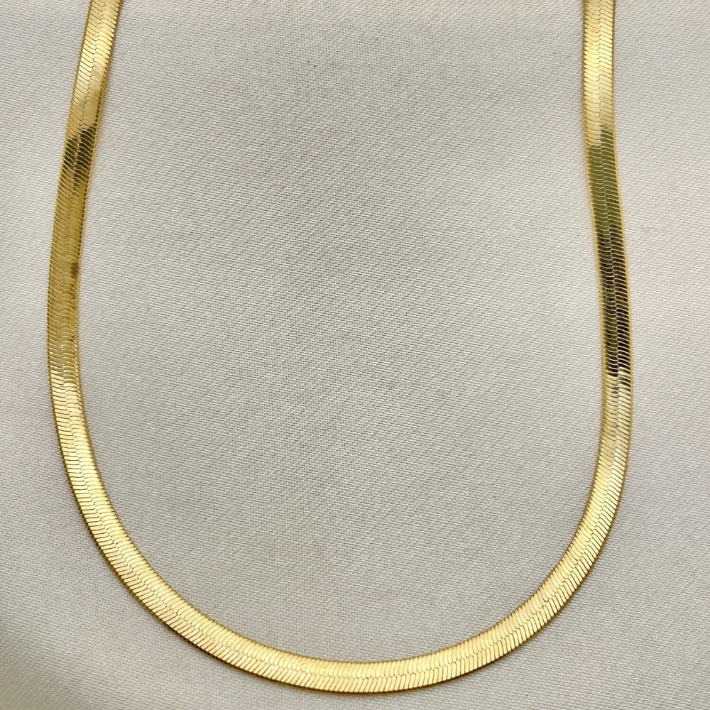 18" Herringbone Necklace Chain -14K Gold Filled Style Necklace Gift for Her - 04.02.0012.18