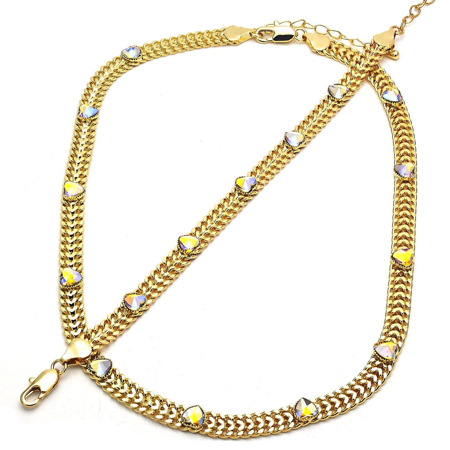 Gold Jewelry Set |HUGS & KISSES Xo Set Statement Gold  Jewelry Set | XOXO Necklace Set | Heart Jewelry Set | Wedding Jewelry Set