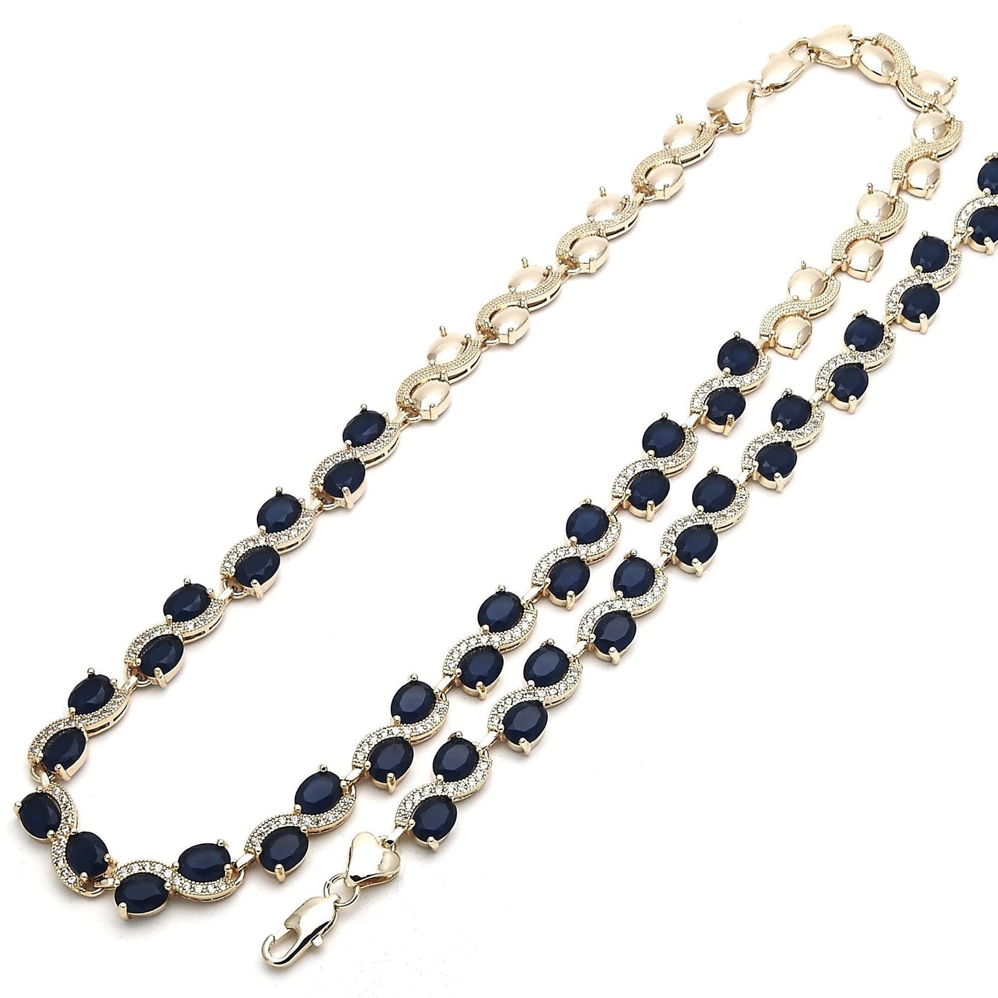 Gold Diamond Tennis Necklace, Tennis Bracelet, Gold Filled Necklace,Statement, Wedding, XOXO HUGS and KISSES Necklace, Wedding, Gift For Her